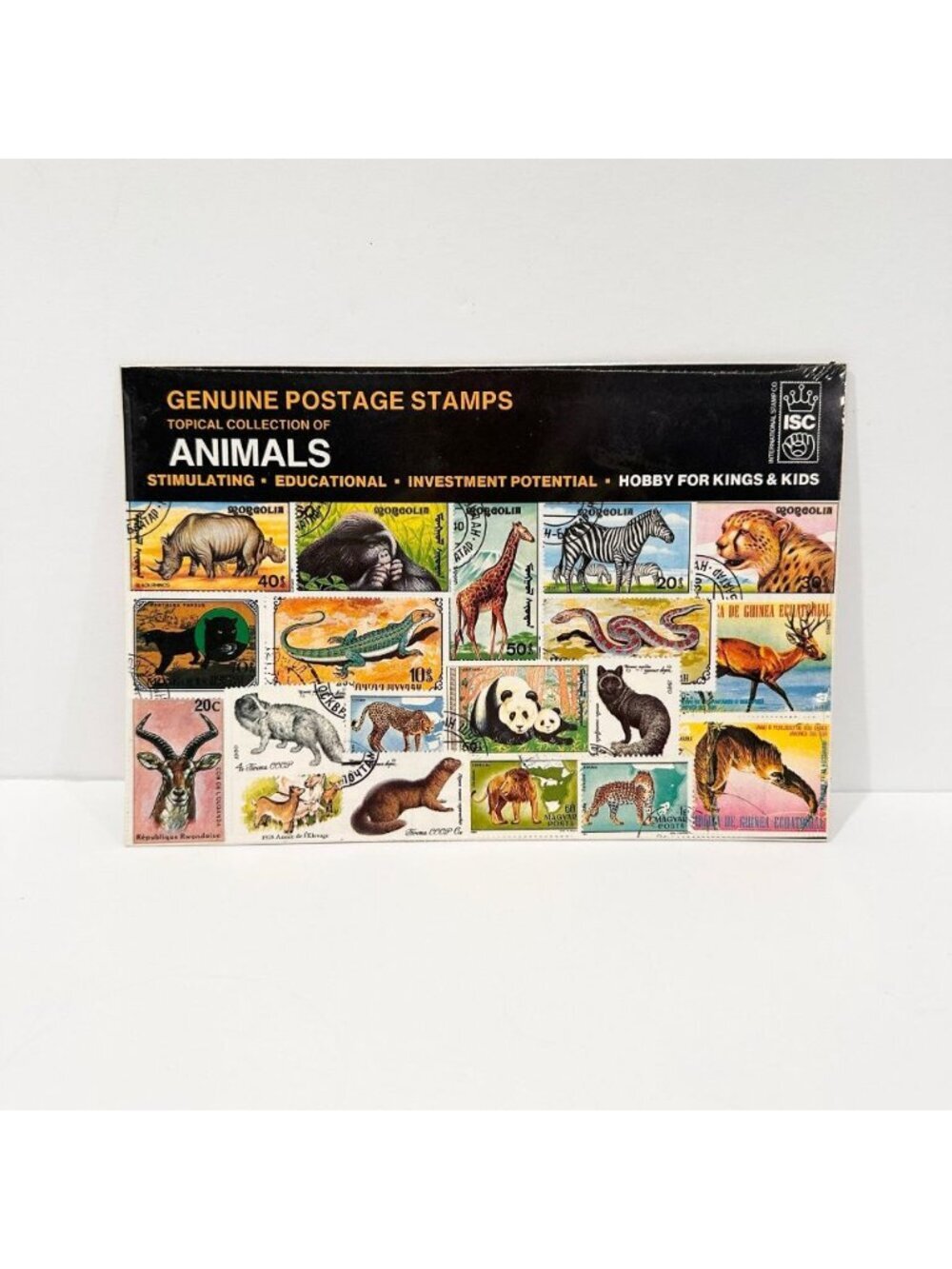 NIP Vintage 1990s Don Hirschhorn Stamp Series 678 No. 4 Animals Postage Stamps